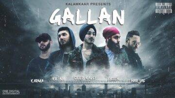 Gallan Lyrics - Deep Kalsi, Fateh, Kr$na, Harjas, Karma