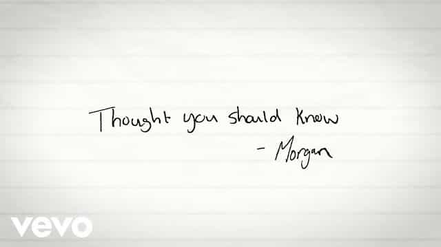 Thought You Should Know Lyrics - Morgan Wallen