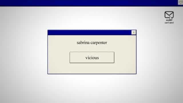 Vicious Lyrics - Sabrina Carpenter