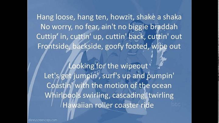 Full Lyrics Of Hawaiian Roller Coaster Ride Song Full Lyrics Of Hawaiian Roller Coaster Ride Song