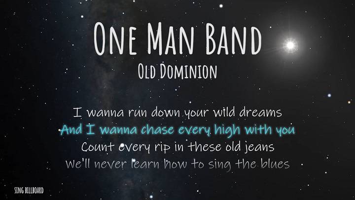 Full Lyrics Of One Man Band Song Full Lyrics Of One Man Band Song