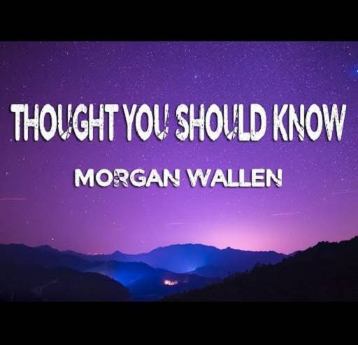 Thought You Should Know Lyrics With Video - Morgan Wallen | 2023 Song