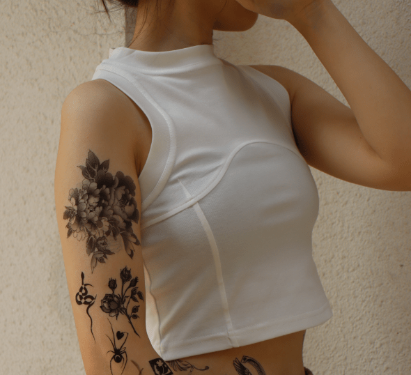 Nature's Canvas: The Art of Flower and Butterfly Temporary Tattoos at INKARTISAN