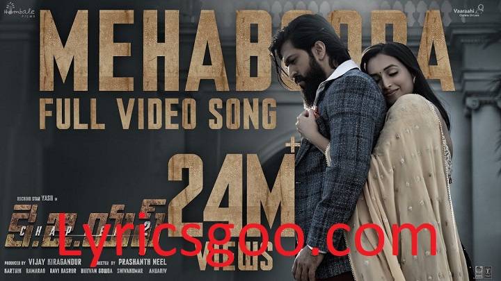 Mehabooba Lyrics With Video – Ananya Bhat and Ravi Basrur | 2022 Song Mehabooba Lyrics With Video - Ananya Bhat and Ravi Basrur | 2022 Song