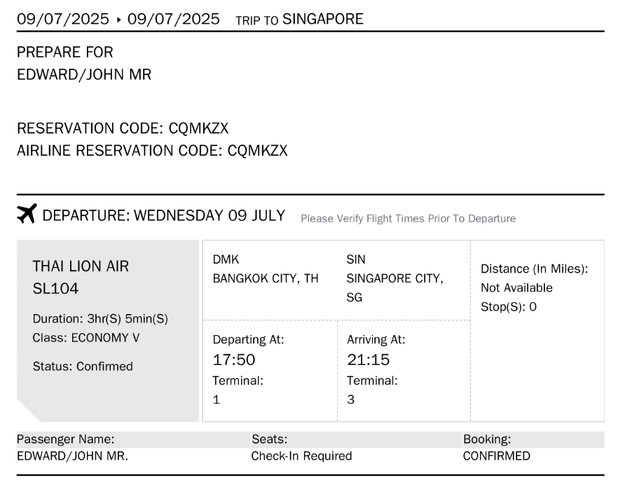 How to get Onward tickets - Dummy tickets for Airport Immigration