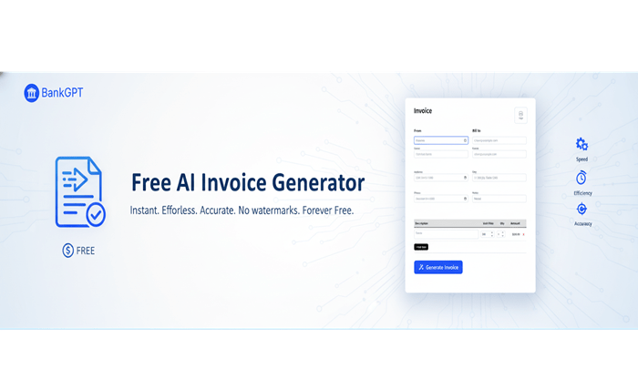 BankGPT AI Invoice Generator — Fast, Accurate, and Free: Why It’s Becoming the New Standard for Easy Invoicing BankGPT AI Invoice Generator — Fast, Accurate, and Free: Why It’s Becoming the New Standard for Easy Invoicing