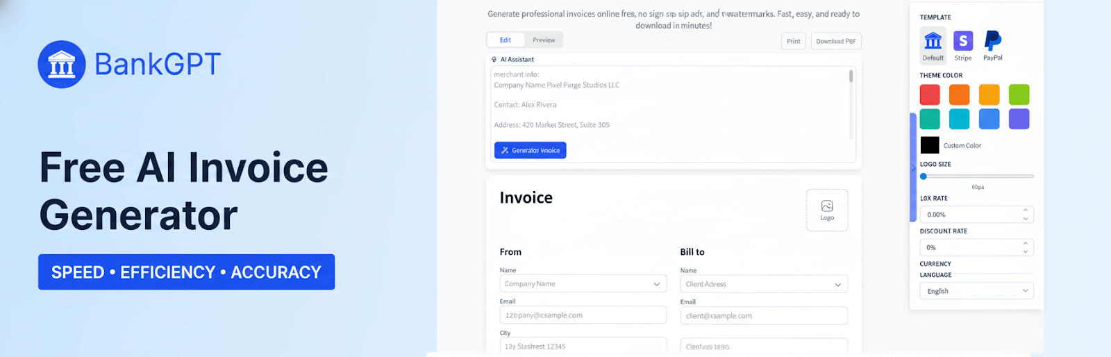 BankGPT AI Invoice Generator — Fast, Accurate, and Free: Why It’s Becoming the New Standard for Easy Invoicing