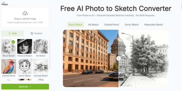 VisualGPT Photo to Sketch VisualGPT Photo to Sketch Bring Your Photos to Life