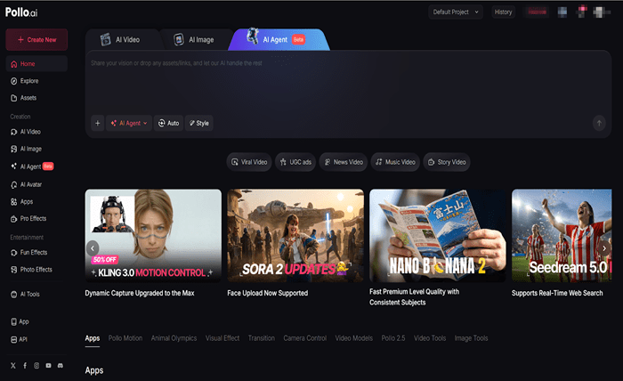 Pollo AI: The Ultimate AI Agency for Videos & Images Pollo AI: The Ultimate AI Agency for Videos & Images