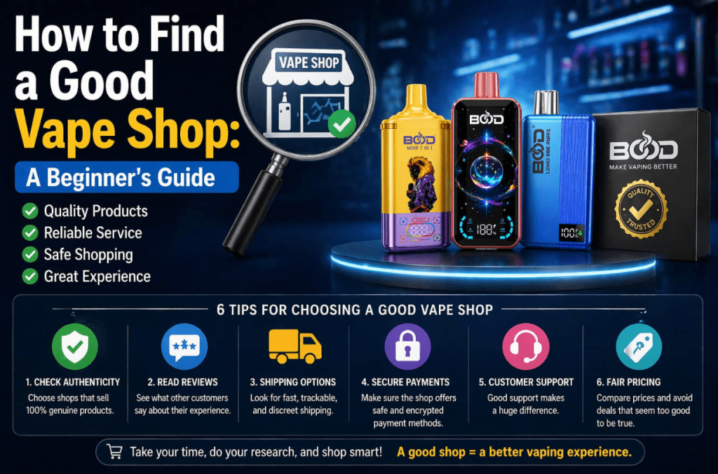How to Find a Good Vape Shop: A Beginner's Guide